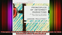 READ book  Principles of Internet Marketing New Tools and Methods for Web Developers Web Free Online