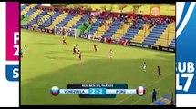 Perú  2 - 2 Venezuela, Sudamericano  sub 17  Paraguay 2015 (Grupo A)