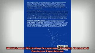 READ book  Multichannel Marketing Ecosystems Creating Connected Customer Experiences Online Free