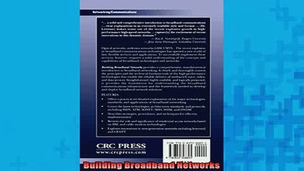 FREE DOWNLOAD  Building Broadband Networks  BOOK ONLINE