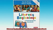 READ book  Literacy Beginnings A Prekindergarten Handbook  FREE BOOOK ONLINE
