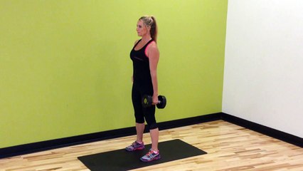 How To Do The Dumbbell Side Bend -  Fitness Training For Females - FxFitness.ca
