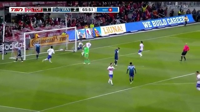 Giovinco 2nd Goal - Toronto FC 2-2 Vancouver Whitecaps FC - 14-05-2016 MLS