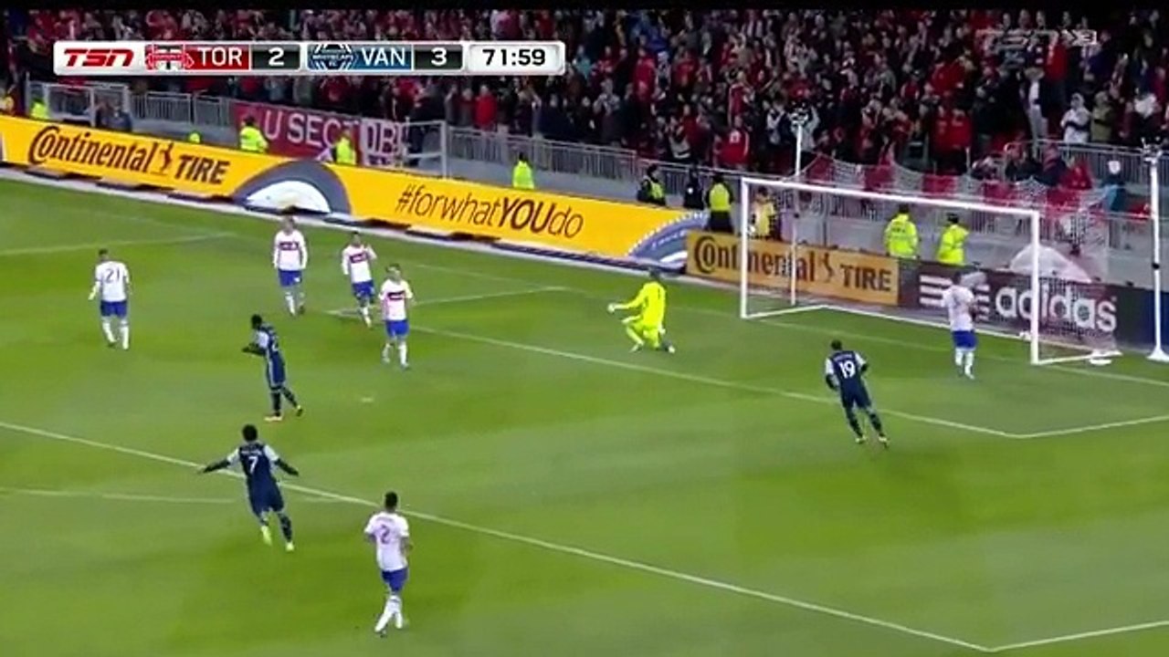 Pedro Morales Goal - Toronto FC 2-4 Vancouver Whitecaps FC - 14-05-2016 MLS