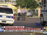 Two Phoenix police officers injured in shootout, suspect killed