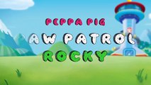 Peppa Pig en Español   Kinder Surprise Eggs   Peppa pig change Paw Patrol Character Serie