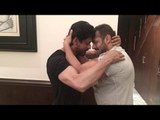 Shahrukh Salman HUG At Mannat On SRK's 50th BIRTHDAY 2015 - LEAKED