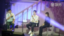 14052016 Song Joong Ki Beijing FM - attempting to read Chinese Credit to Sunny 的恃长是腿特长