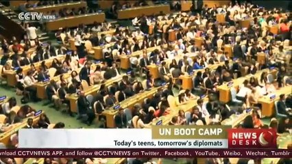 UN boot camp- Today’s teens, tomorrow's diplomats