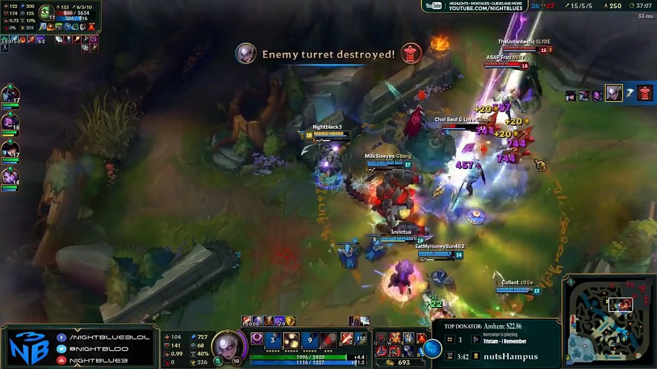 Nightblue3 - INSANE PROTOBELT DIANA ONE SHOT DELETION