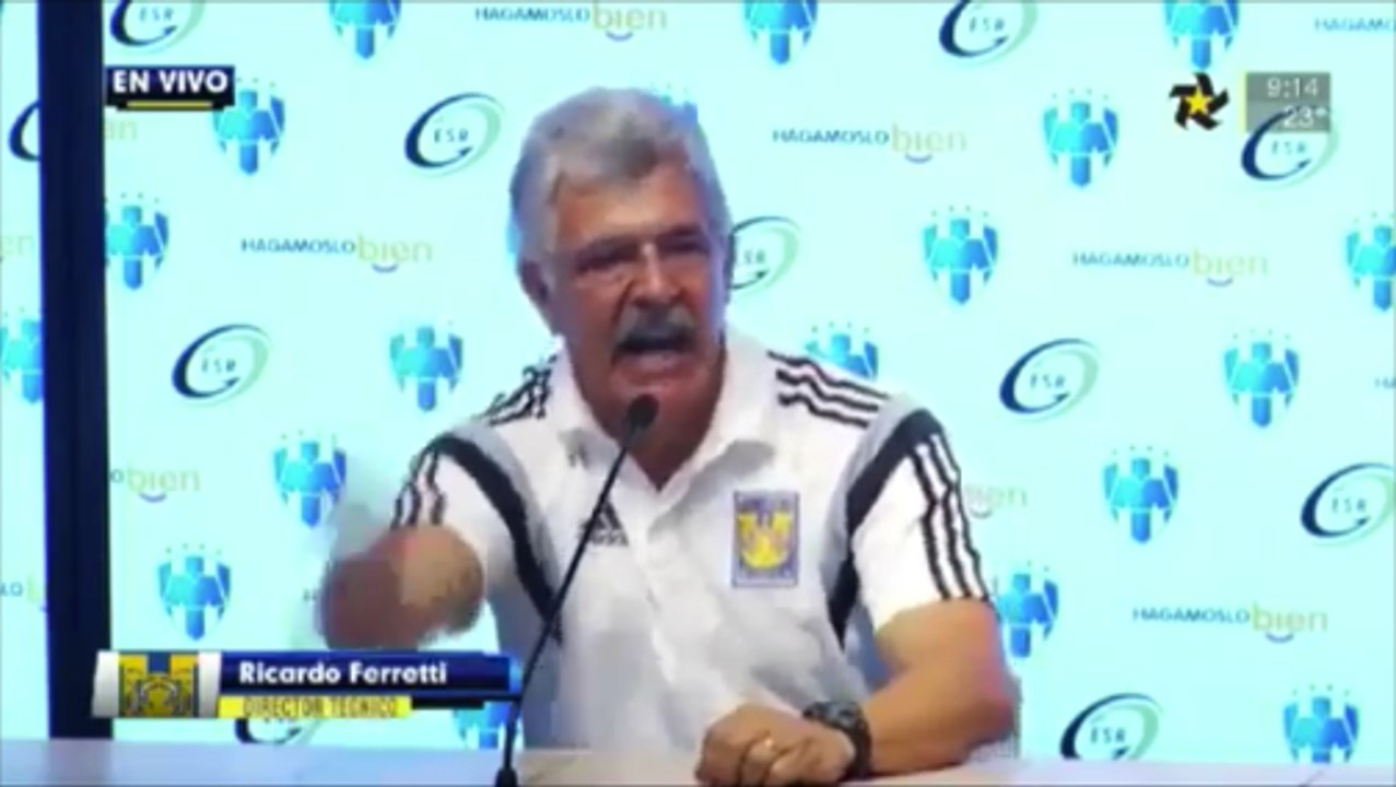Ricardo Ferretti Goes Crazy In Post-Match Press Conference Following Tigres's Elimination!