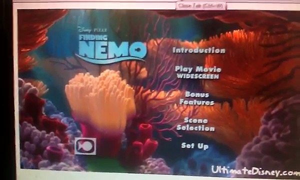 Opening To Finding Nemo 2003 DVD (Disc 1)