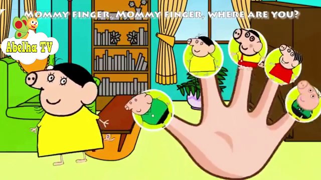 Peppa Pig La Família dos Dedos em Português - Finger Family in Portuguese