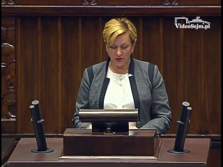 Poseł Józefa Szczurek-Żelazko - Oświadczenie z dnia 12 maja 2016 roku.