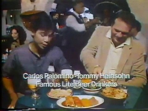 Carlos Palomino & Tommy Heinsohn 1982 Miller Lite Beer Commercial