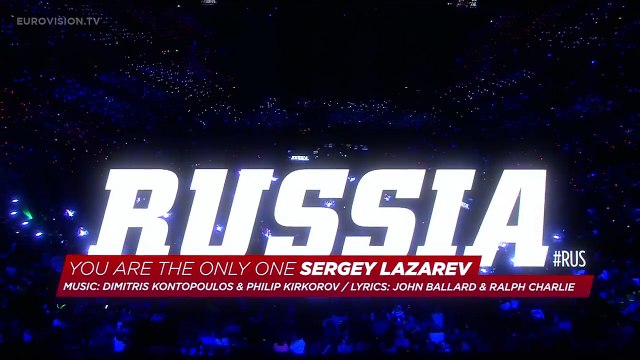 Сергей Лазарев Финал Евровидения 2016 LIVE - Sergey Lazarev - You Are The Only One (Russia) at the Grand Final