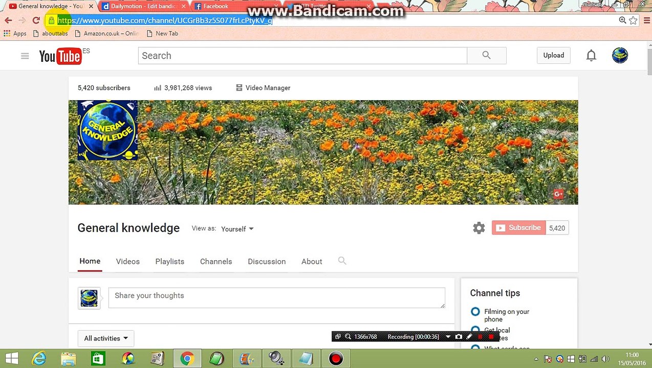 How To Find Your Youtube Channel URL Id and share on Social Media Networks(Manually)