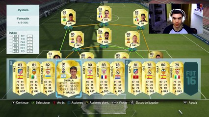 FIFA ULTIMATE TEAM 16 | ROAD TO 6 DIVISIÓN! - DYBALITAA *_*
