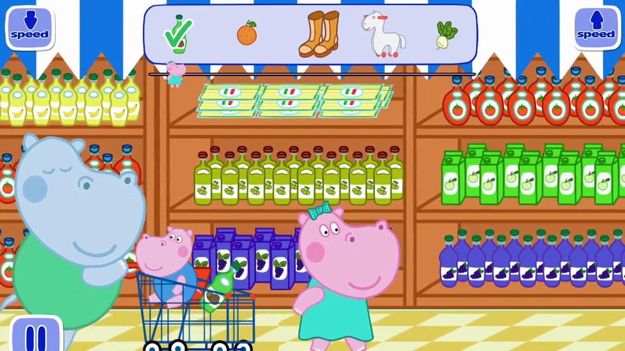 Hippo Pepa supermercado  Peppa espanol