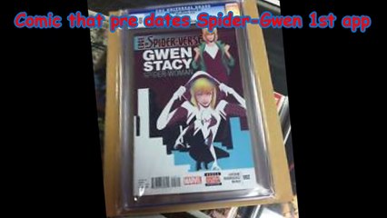 Comic that predates Spidergwen & lady Thor 1st appearances.