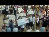اعتصام طلاب كلية طب الاسنان بغداد 27/10/2010