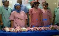 Woman Gives birth to 11 babies - 3ajaib wa gharaib 2015 عجائب وغرائب -