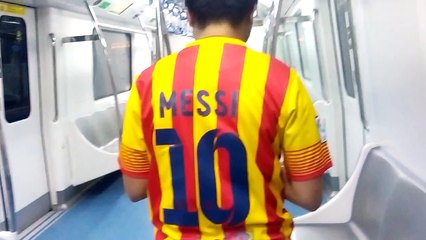lionel messi Travelling in India's Metro | Prank