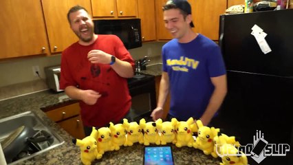 Can Pikachu Protect An iPad Air From A 100FT Drop GizmoSlip