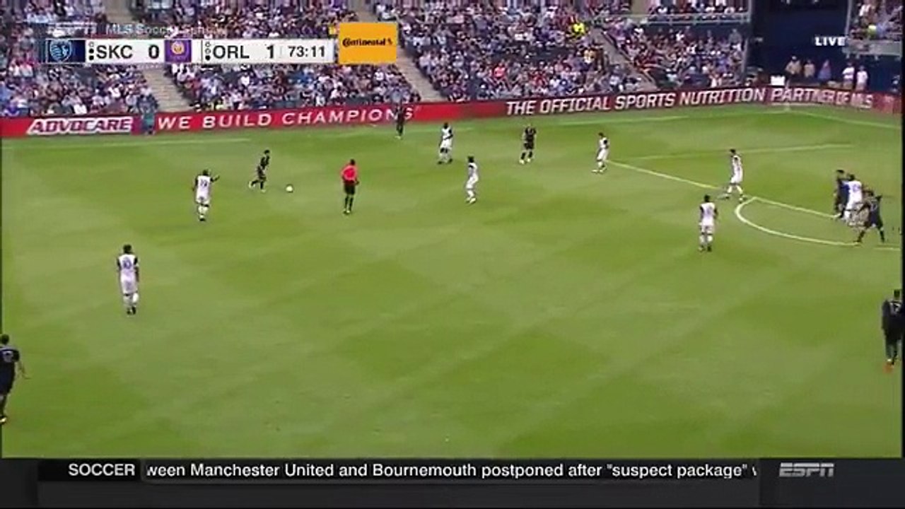 Dom Dwyer Goal - Sporting Kansas City 1-1 Orlando City SC  - 15-5-2016 MLS