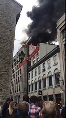 Incendie vieux montreal 20/9/2014