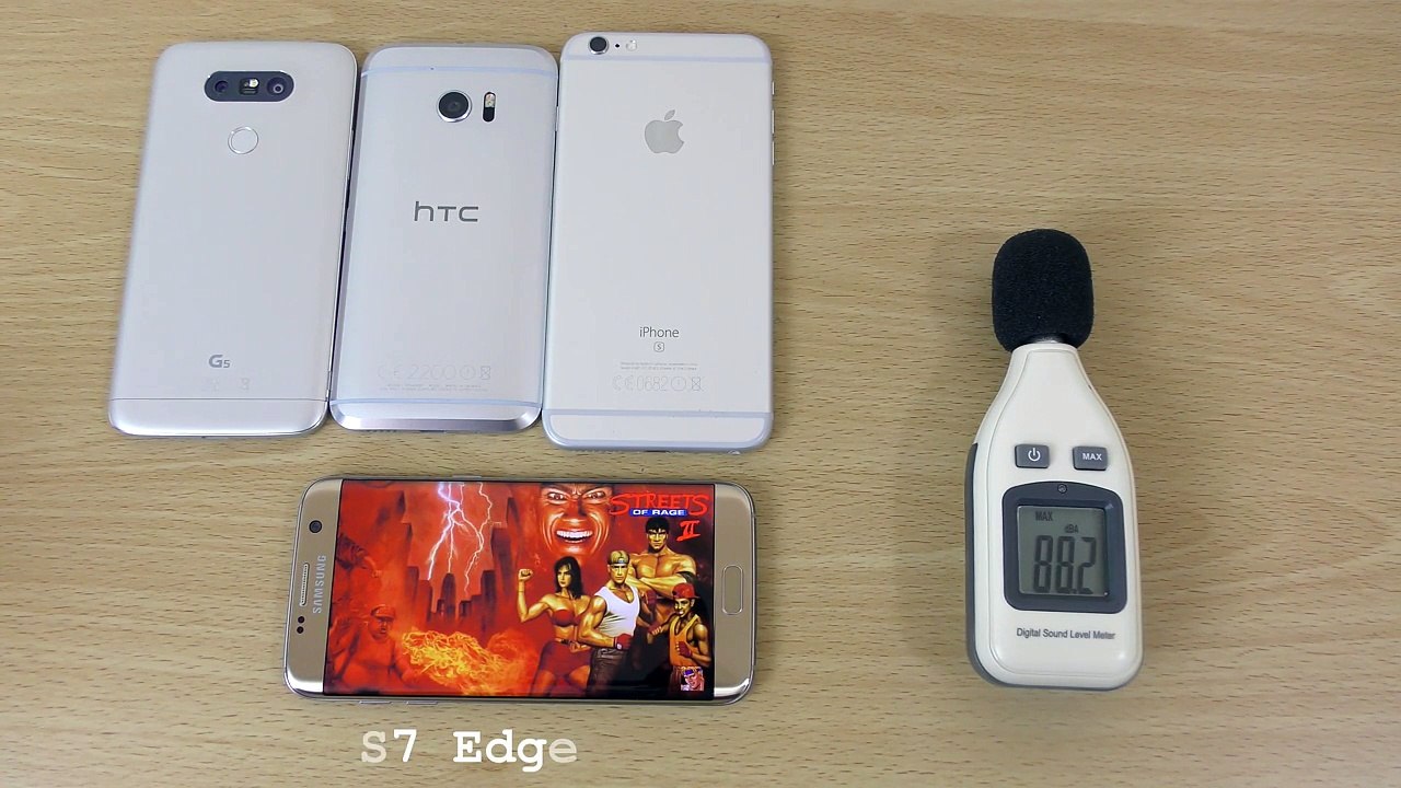 Speaker Test - HTC 10 vs S7 Edge vs iPhone 6S+ vs LG G5!