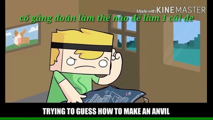 Vietsub Minecraft song How do I craft this again by Yogscast