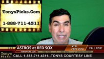 Houston Astros vs. Boston Red Sox Pick Prediction MLB Baseball Odds Preview 5-14-2016