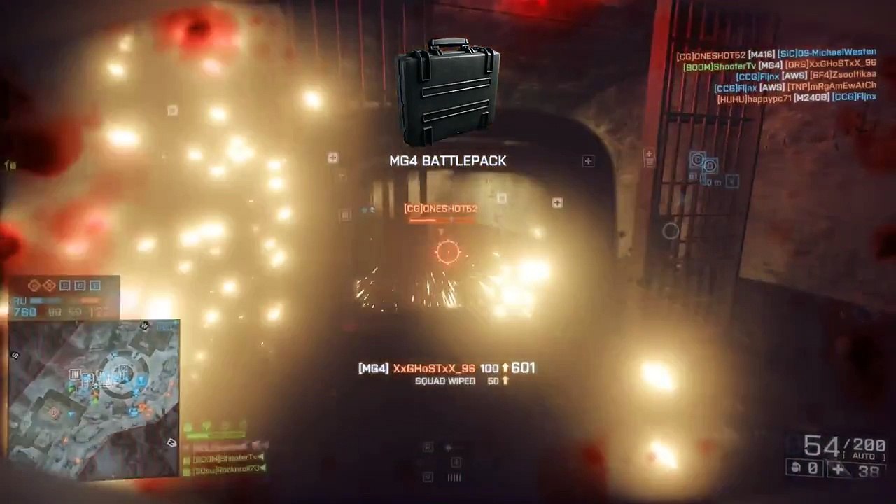 BF4 montage ''AGGRESSION'' , MACHINE GUN MONTAGE