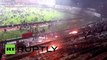 Eskişehirspor taraftarları stadı yaktı || Angry Eskisehirspor fans burned own stadium!