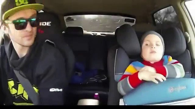Потрясающее дрифт видео. Папа с сыном. Респект