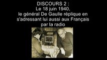 3e - Discours de De Gaulle et Pétain