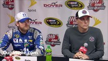 NASCAR at Dover International Speedway May 2016 - Harvick, Earnhardt post qualifying