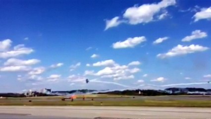 Shocking moment plane crash captured on camera