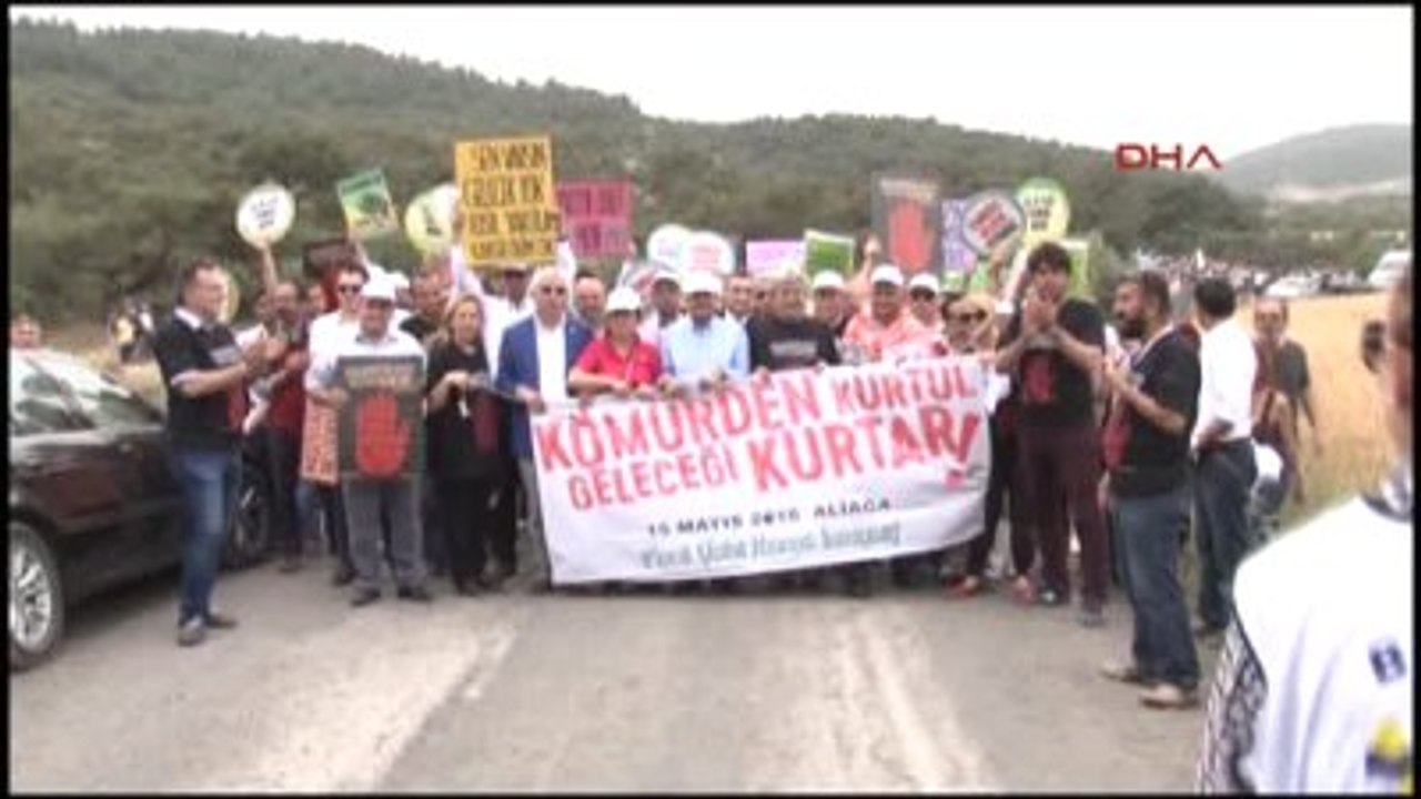 Aliağa'da Termik Santral Eylemi