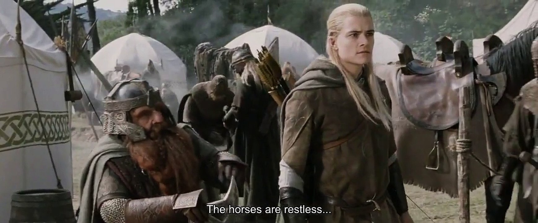 "The horses are restless" - The Lord of the Rings: The Return of the King