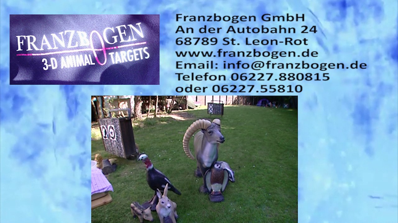 Franzbogen GmbH - 3 D Tiere - Bogenschützen Bedarf