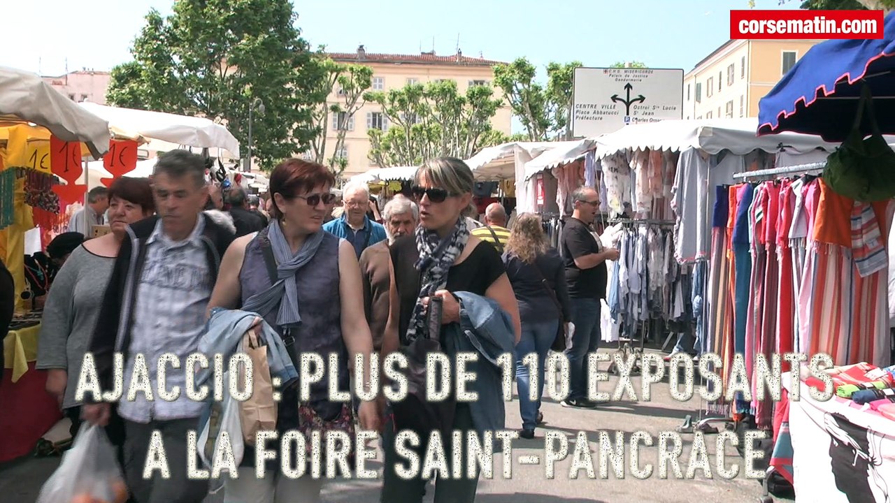 Ajaccio : plus de 110 exposants à la foire Saint-Pancrace