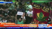 Brasileños salen a las calles en Sao Paulo para pedir al Gobierno legalización de la marihuana