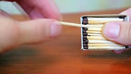 How to Light a Match with a Rubber