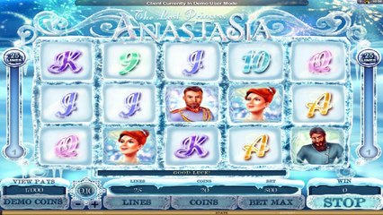 The Lost Princess Anastasia ilmainen kasino kolikkopeli Microgaming Video Esikatselu