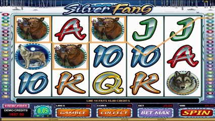 Silver Fang ilmainen kasino kolikkopeli Microgaming Video Esikatselu