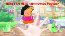 Peppa Pig Dora the Explorer Costumes Party Finger Family | Nursery Rhymes Lyrics