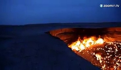Door to Hell - the fiery crater that won't stop burning