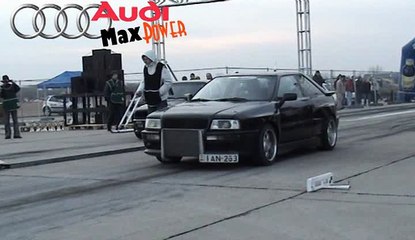 Audi S2 Coupe Exhaust Fail Vs. BMW E30
